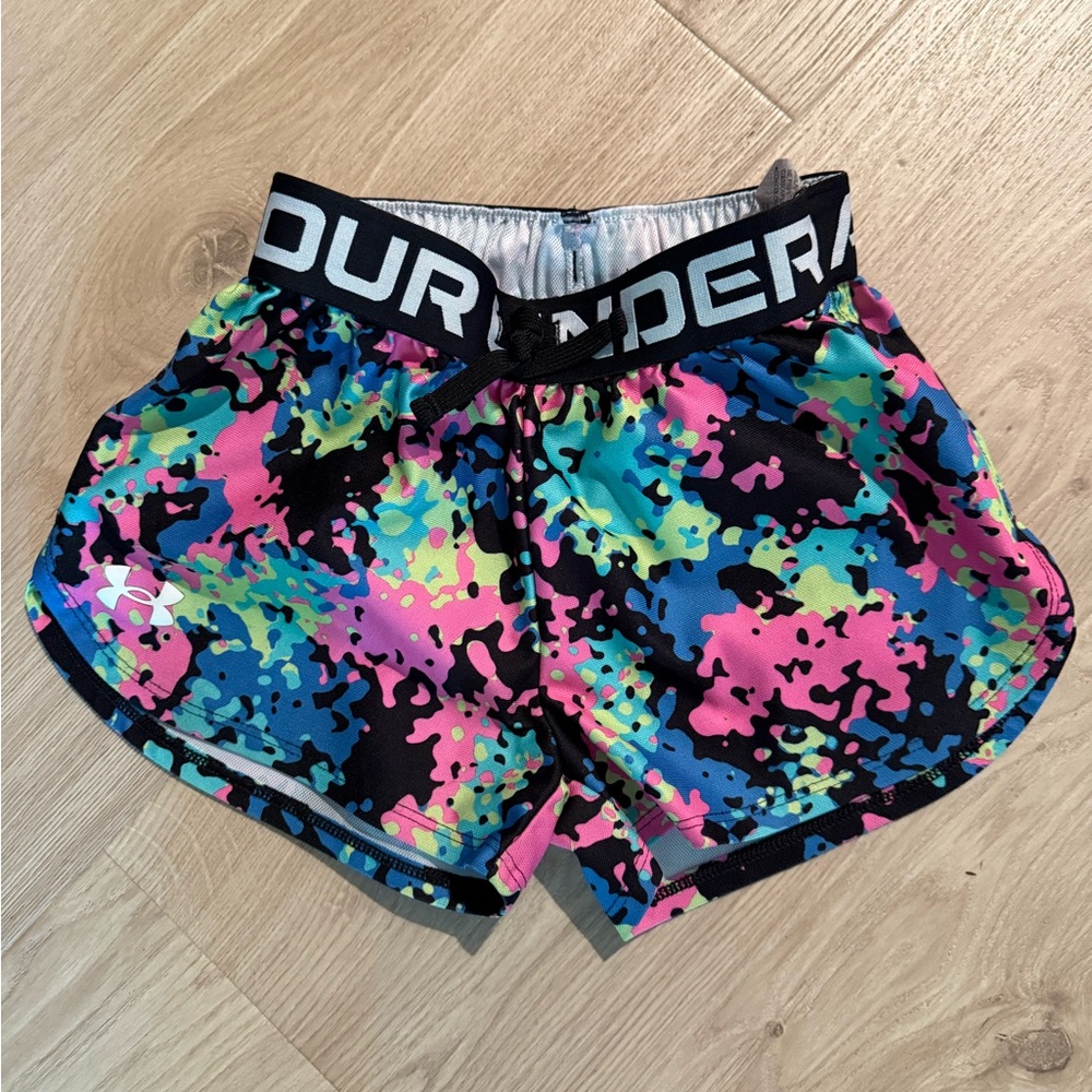 Girls XXS Armour Multicolor Shorts